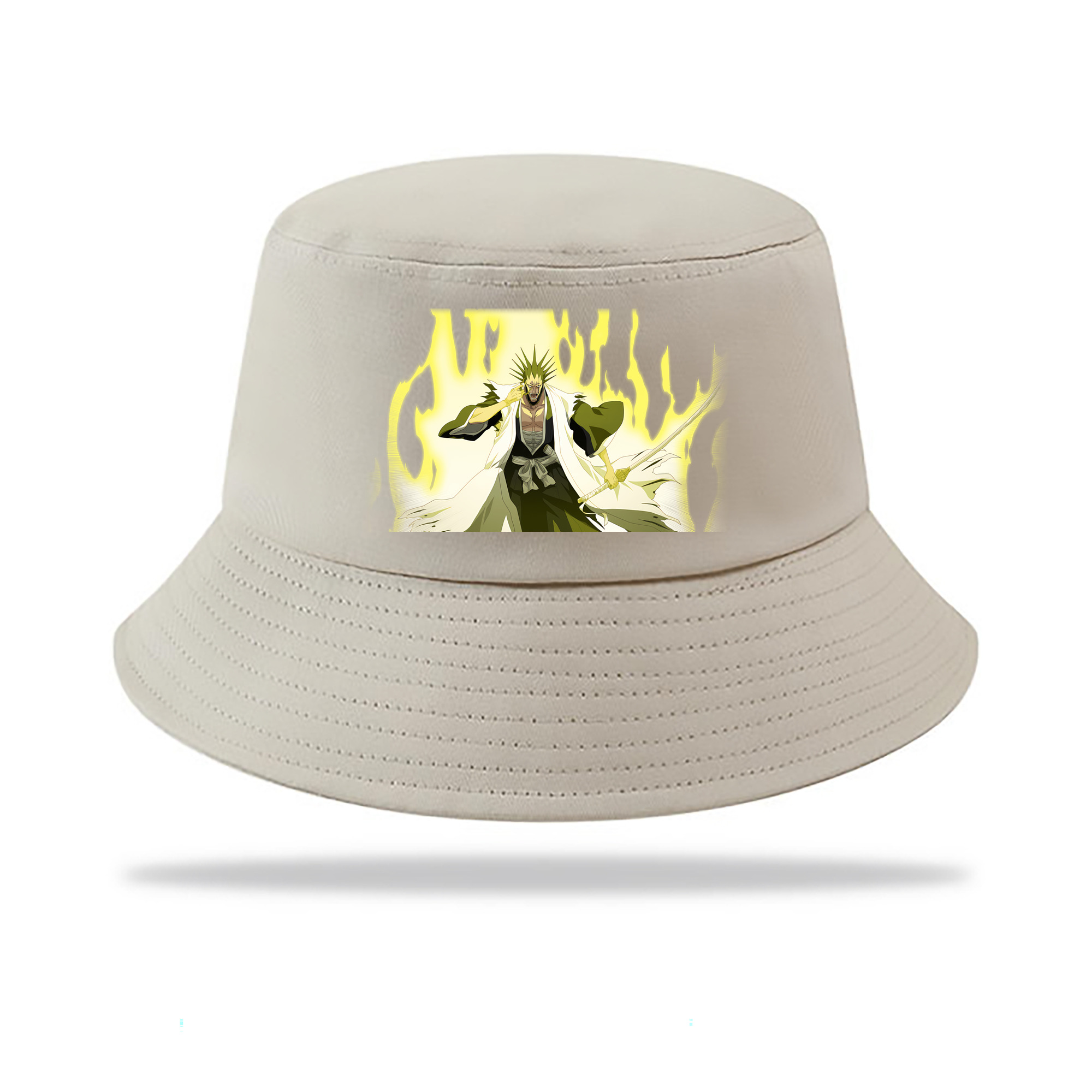 （画像用） ブリーチ ざらき けんぱち BLEACH Zaraki Kenpachi アウトドア日除けバケットハット